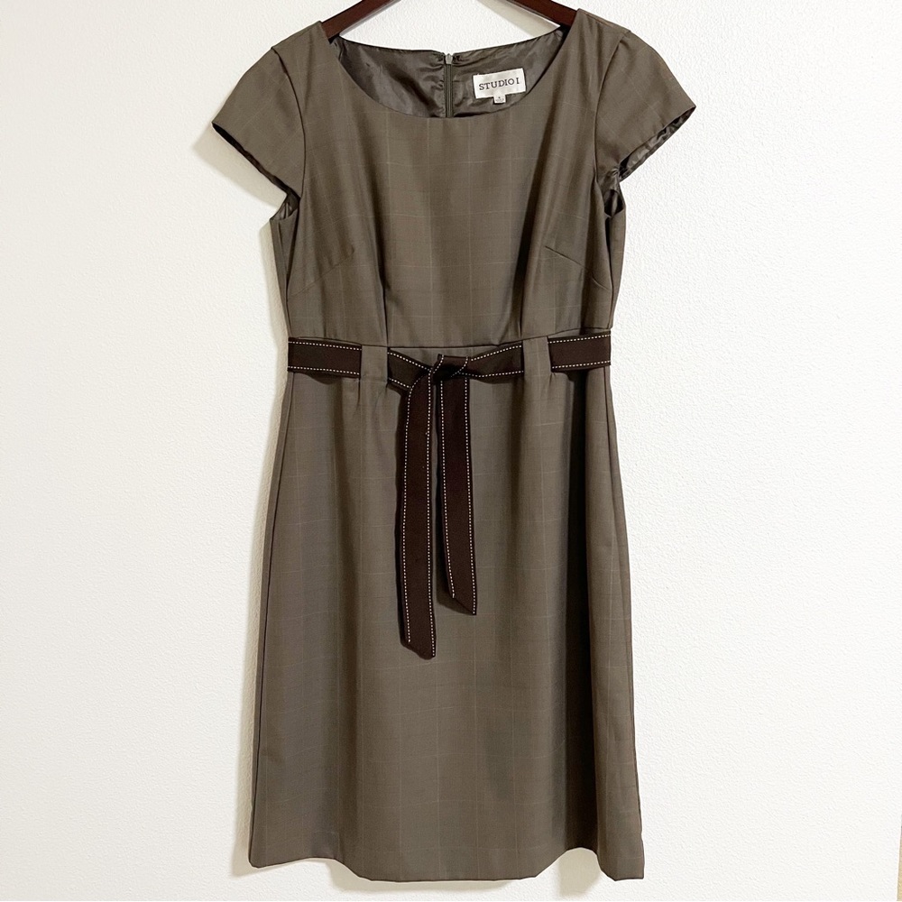 Studio I Belted Sheath Dress